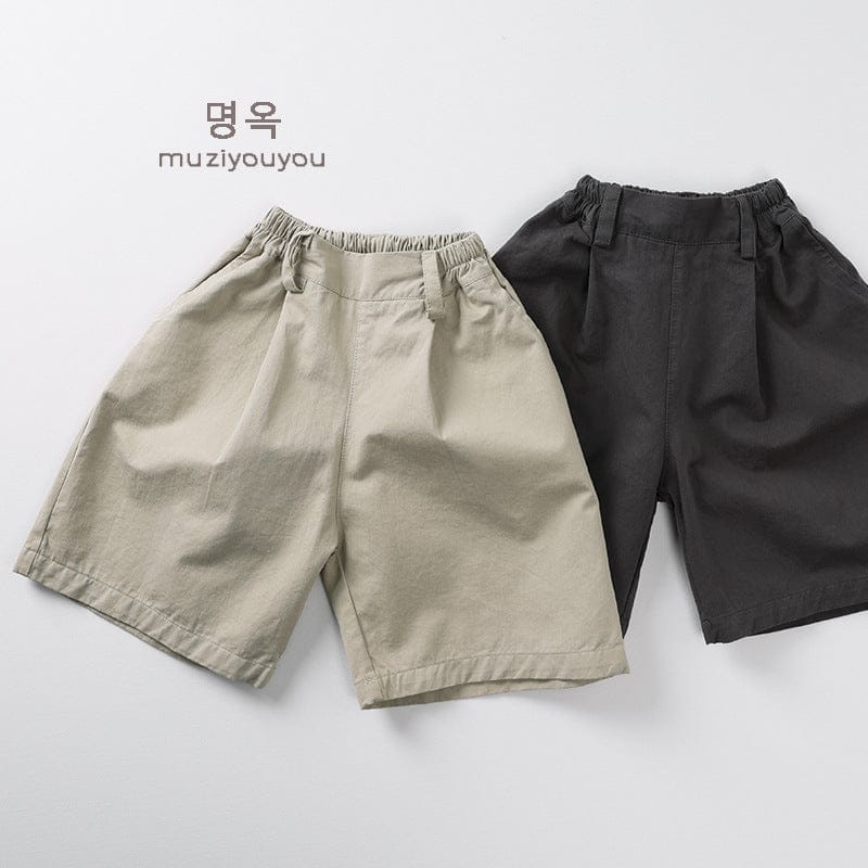 ハーフパンツ・ショートパンツ シンプルコットンワイドハーフパンツ【mh0009813】