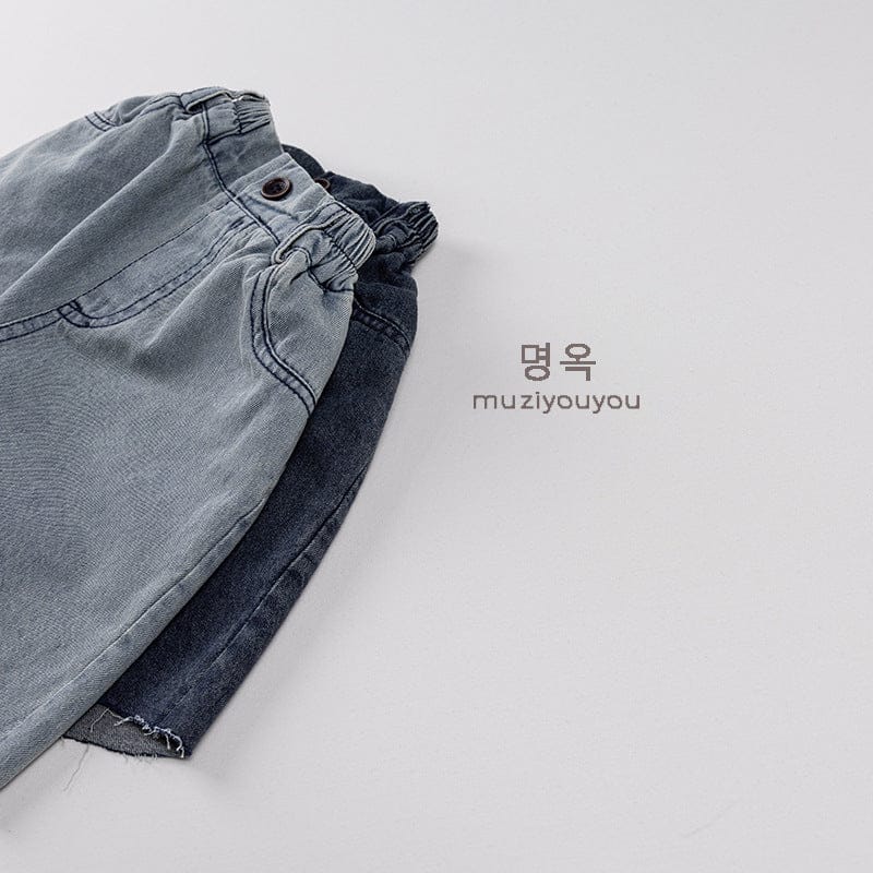 デニムパンツ カットオフデニムハーフパンツ【mh0009814】