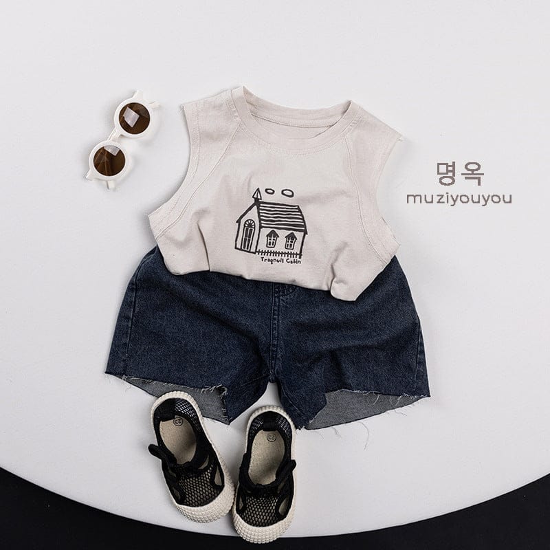 デニムパンツ カットオフデニムハーフパンツ【mh0009814】