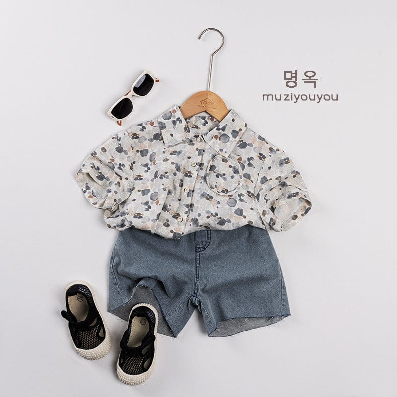 デニムパンツ カットオフデニムハーフパンツ【mh0009814】