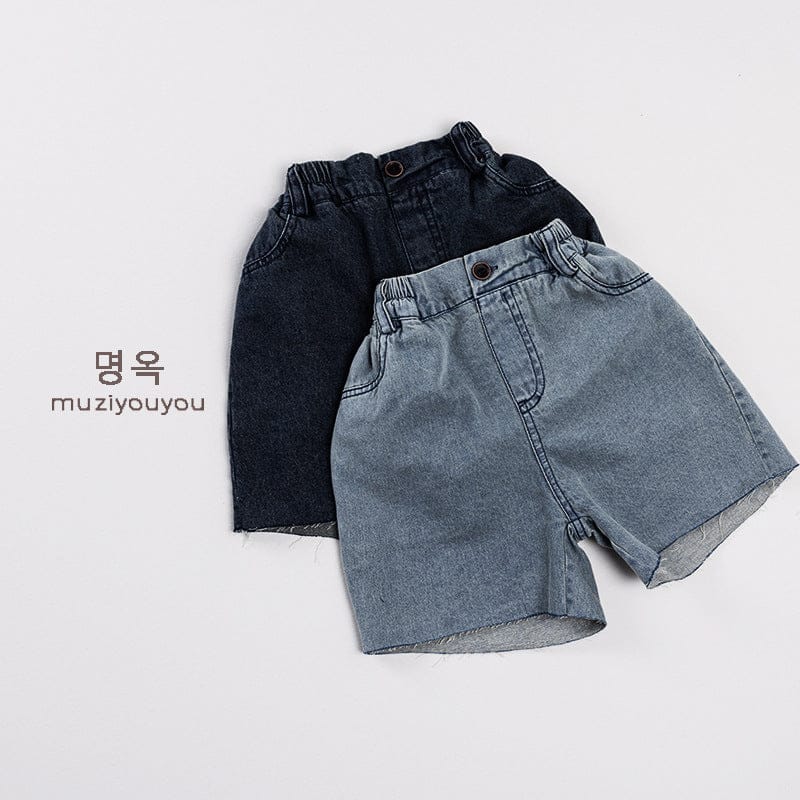 デニムパンツ カットオフデニムハーフパンツ【mh0009814】