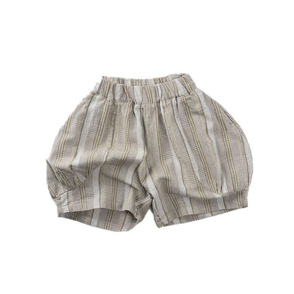 ハーフパンツ・ショートパンツ ストライプバルーンショートパンツ【mh0009815】