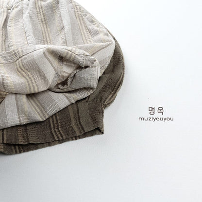 ハーフパンツ・ショートパンツ ストライプバルーンショートパンツ【mh0009815】