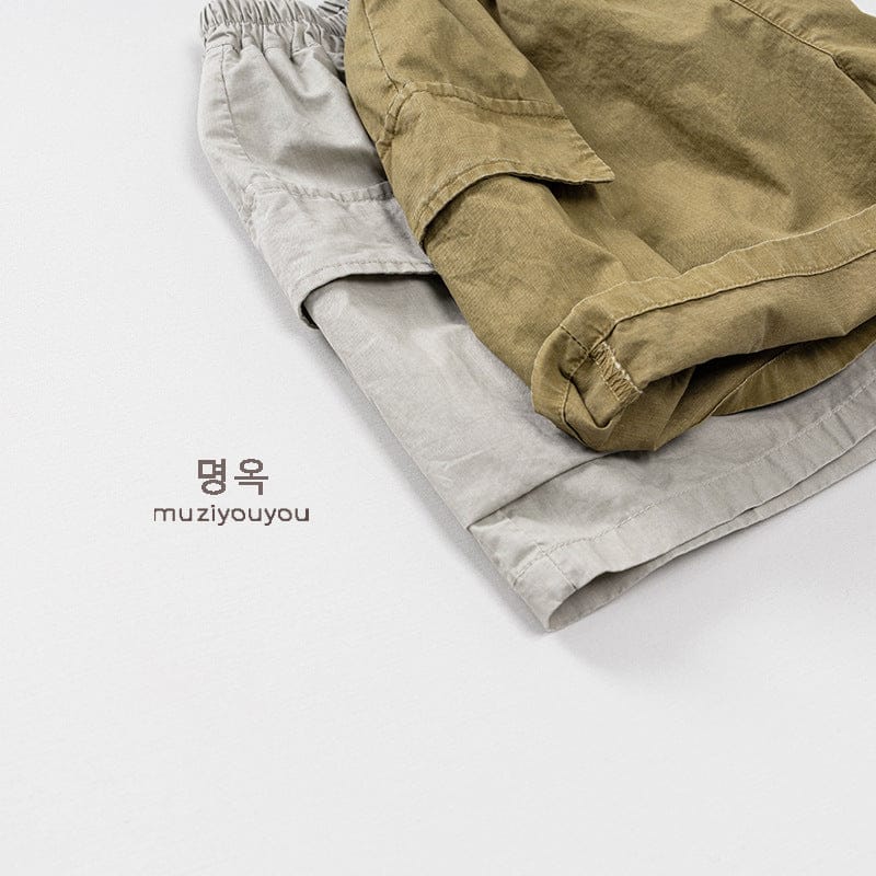 ハーフパンツ・ショートパンツ ビッグポケットルーズカーゴハーフパンツ【mh0009817】