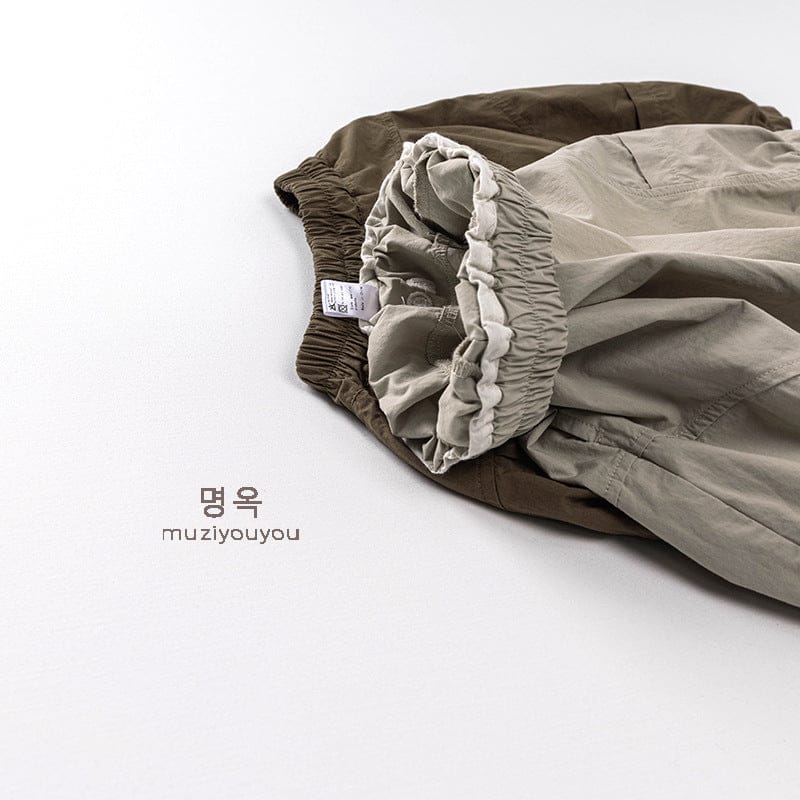 ロングパンツ・スウェットパンツ 刺繍ワンポイントルーズハーレムパンツ【mh0009819】