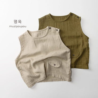 タンクトップ・キャミソール・ノースリーブトップス ポケットナチュラルタンクトップ【mh0010454】