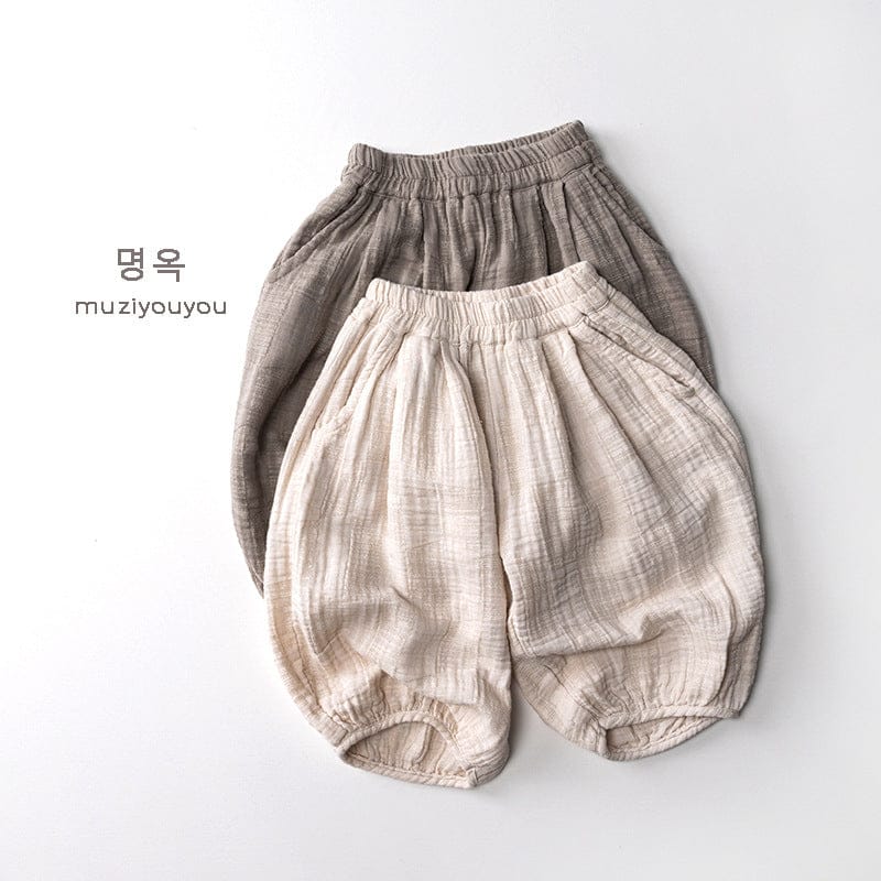 ロングパンツ・スウェットパンツ シンプルナチュラルクロップドパンツ【mh0010456】