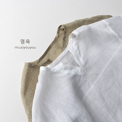 半袖シャツ・ブラウス 薄手ナチュラル半袖シャツ【mh0010457】