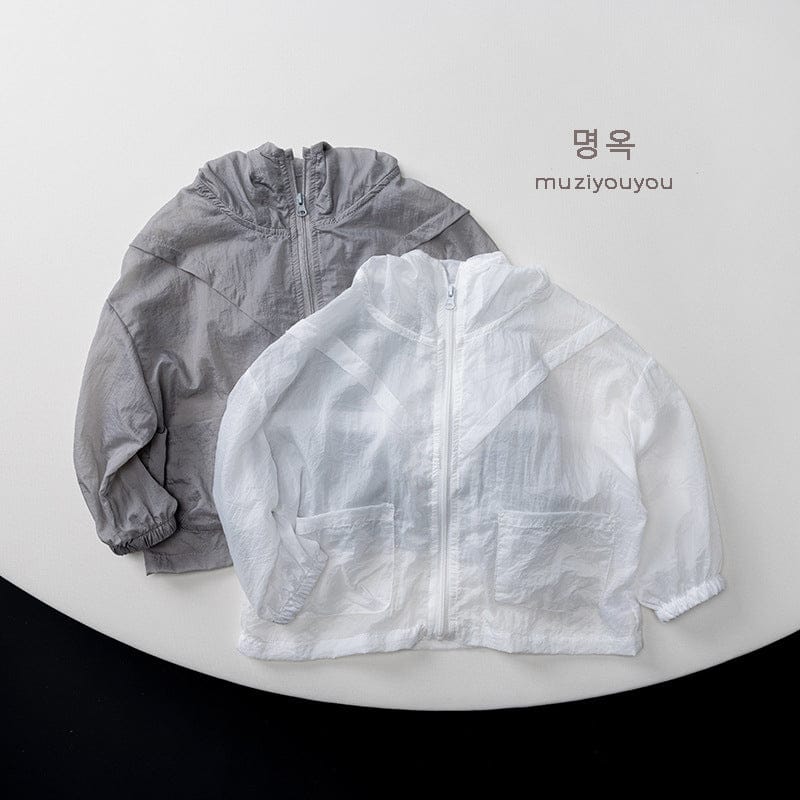 ショートコート・ジャケット・ジャンパー 薄手フーディージッパーサマージャケット【mh0010458】