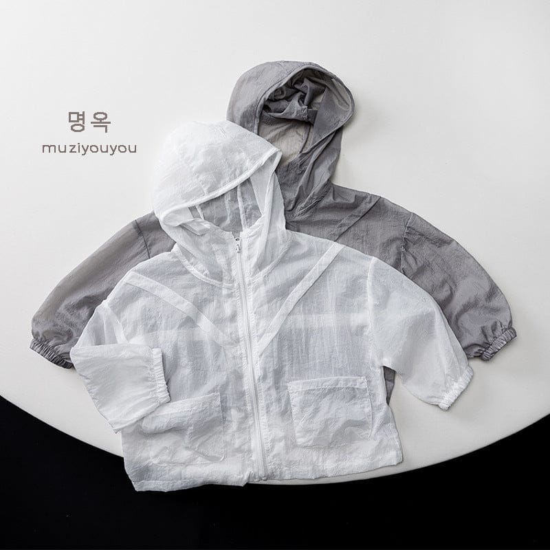 ショートコート・ジャケット・ジャンパー 薄手フーディージッパーサマージャケット【mh0010458】