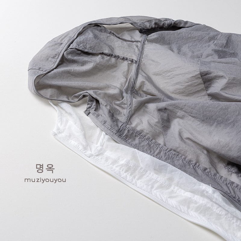 ショートコート・ジャケット・ジャンパー 薄手フーディージッパーサマージャケット【mh0010458】