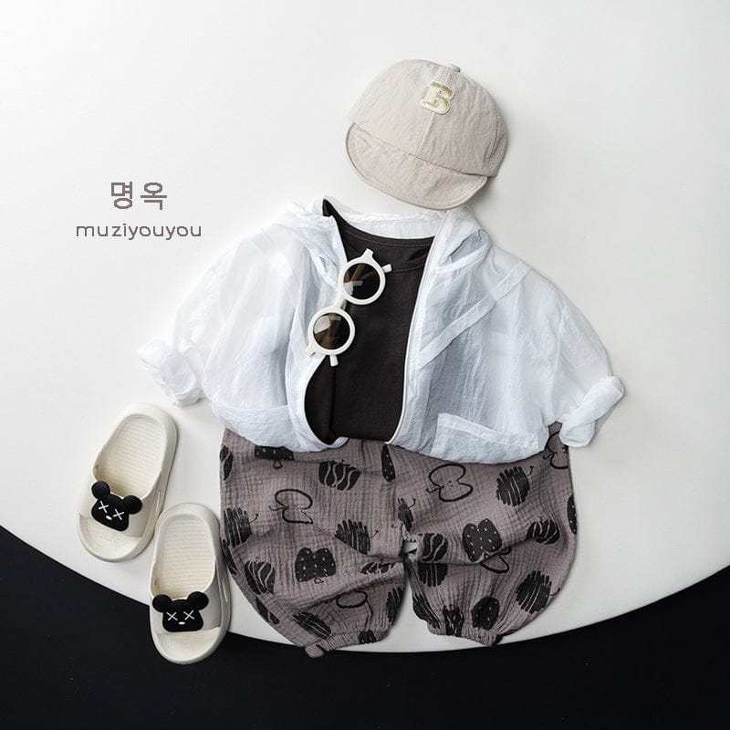 ショートコート・ジャケット・ジャンパー 薄手フーディージッパーサマージャケット【mh0010458】