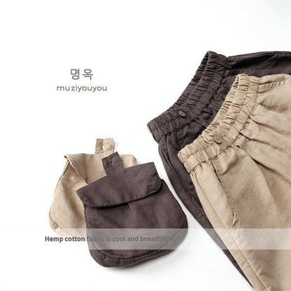 ロングパンツ・スウェットパンツ ビッグポケットルーズロングパンツ【mh0010461】