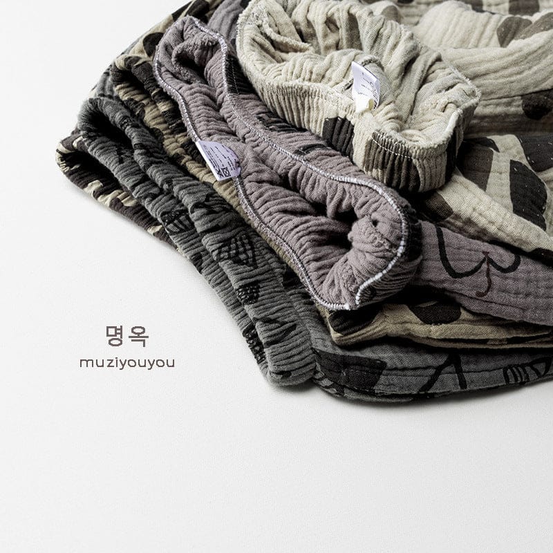 ロングパンツ・スウェットパンツ 幾何学プリントサマーイージーパンツ【mh0010462】