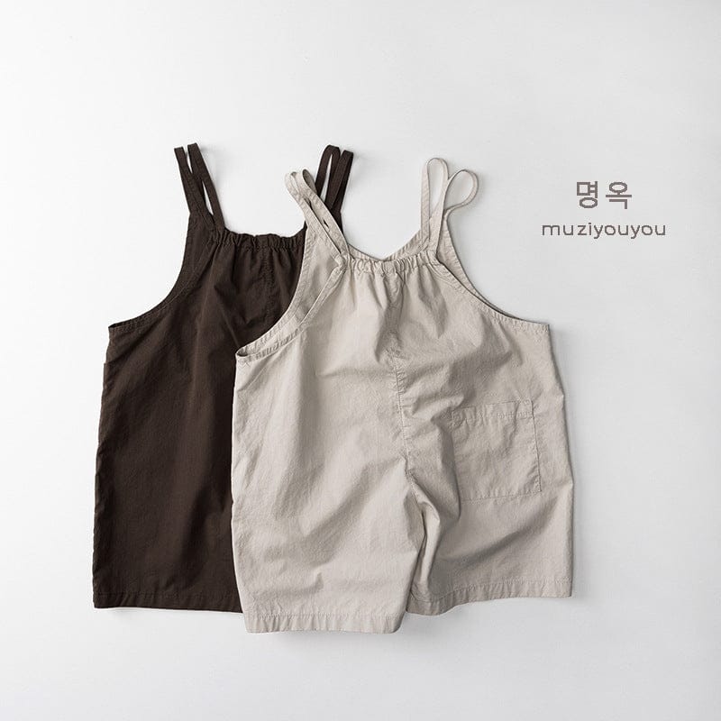 サロペットパンツ・サスペンダーパンツ ダブルショルダーサマールーズサロペットオーバーオール【mh0010469】