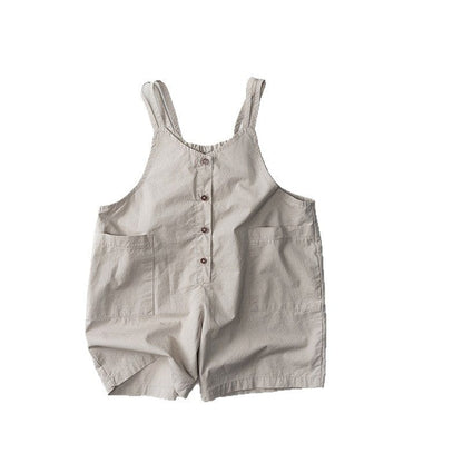 サロペットパンツ・サスペンダーパンツ ダブルショルダーサマールーズサロペットオーバーオール【mh0010469】