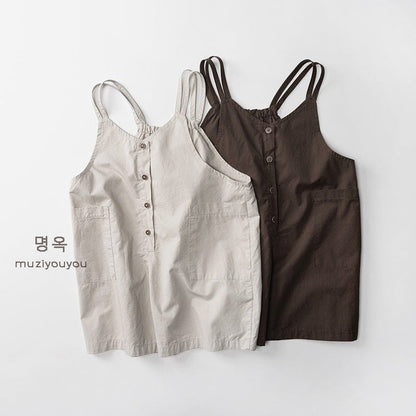 サロペットパンツ・サスペンダーパンツ ダブルショルダーサマールーズサロペットオーバーオール【mh0010469】