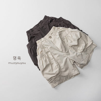 ハーフパンツ・ショートパンツ ビッグポケットルーズハーフパンツ【mh0010470】