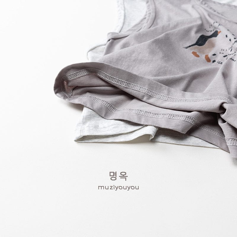 タンクトップ・キャミソール・ノースリーブトップス ペンギンプリント柄タンクトップ【mh0010474】