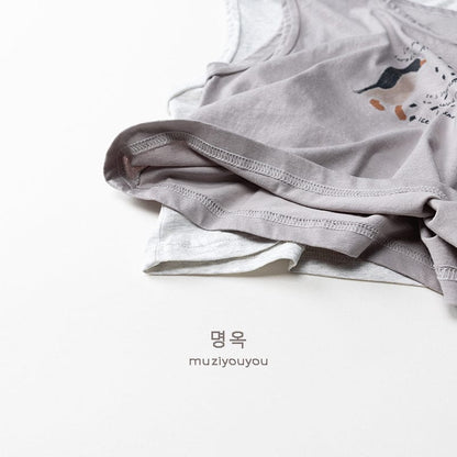 タンクトップ・キャミソール・ノースリーブトップス ペンギンプリント柄タンクトップ【mh0010474】