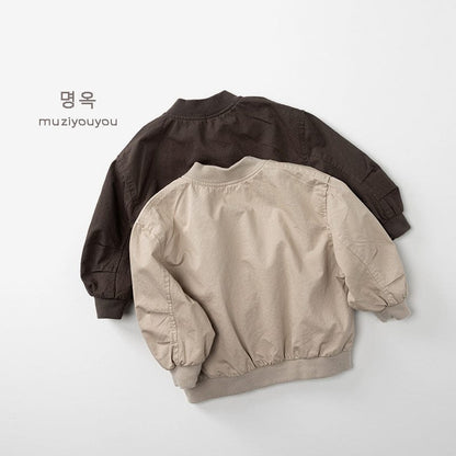 ショートコート・ジャケット・ジャンパー シンプルミリタリーブルゾンジャケット【mh0010863】