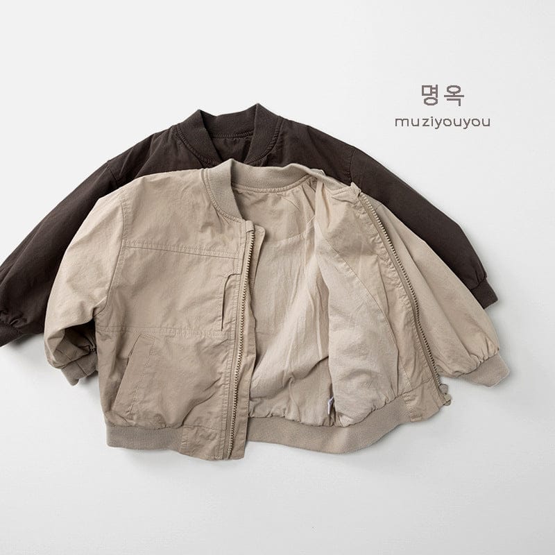 ショートコート・ジャケット・ジャンパー シンプルミリタリーブルゾンジャケット【mh0010863】