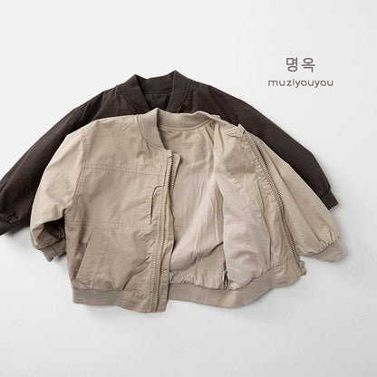 ショートコート・ジャケット・ジャンパー シンプルミリタリーブルゾンジャケット【mh0010863】