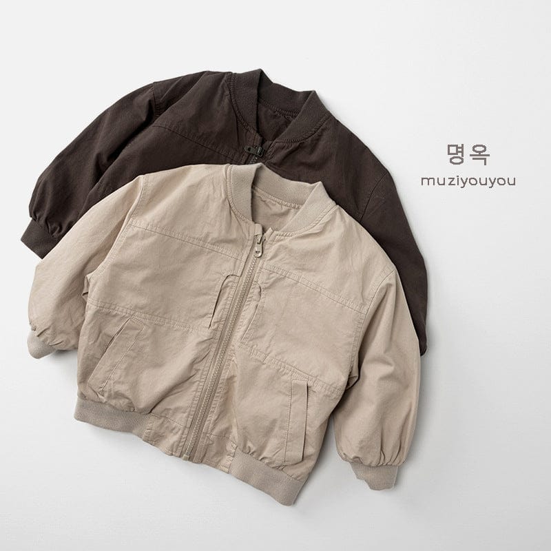 ショートコート・ジャケット・ジャンパー シンプルミリタリーブルゾンジャケット【mh0010863】