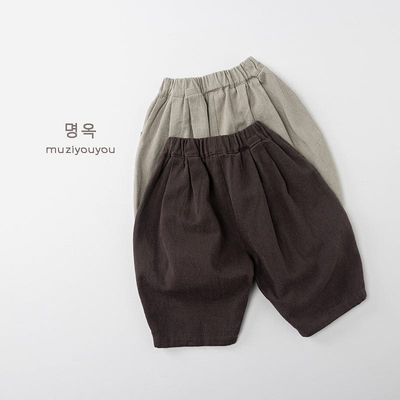 ロングパンツ・スウェットパンツ コットンワイドテーパードパンツ【mh0010867】