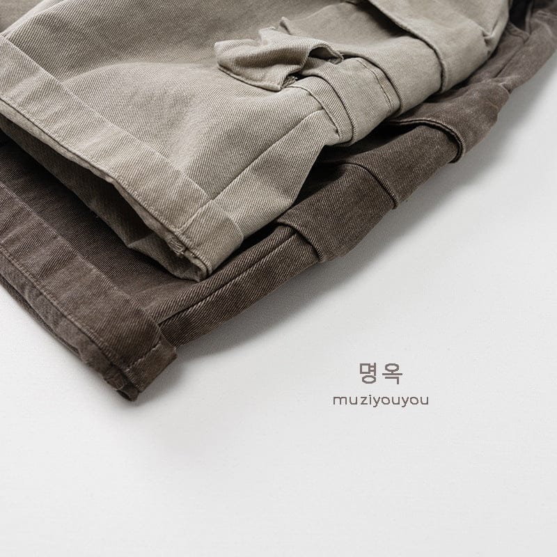 ロングパンツ・スウェットパンツ フラップポケットルーズカーゴパンツ【mh0010875】