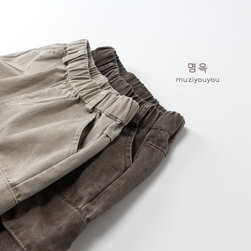 ロングパンツ・スウェットパンツ フラップポケットルーズカーゴパンツ【mh0010875】