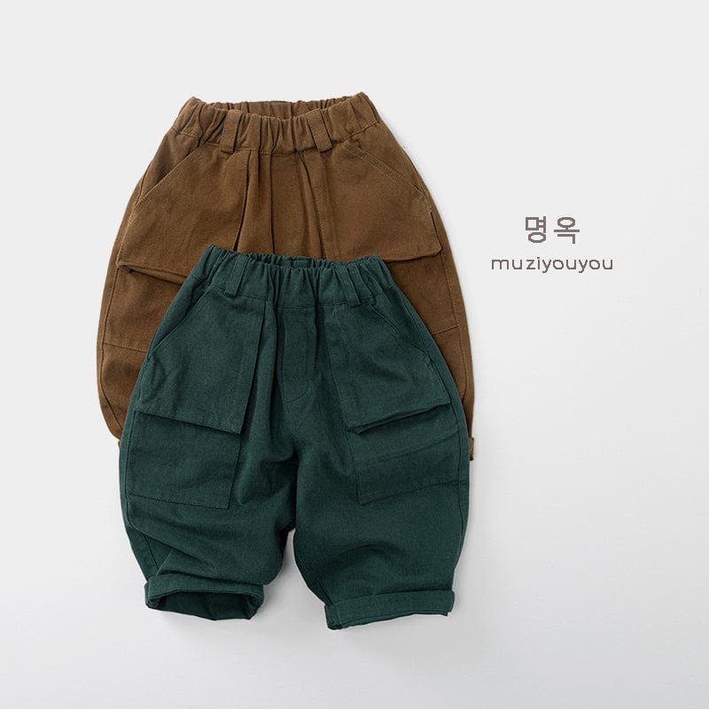 ロングパンツ・スウェットパンツ ビッグポケットルーズロングパンツ【mh0010876】