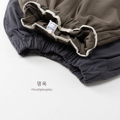 ロングパンツ・スウェットパンツ シンプルバルーンルーズロングパンツ【mh0010881】