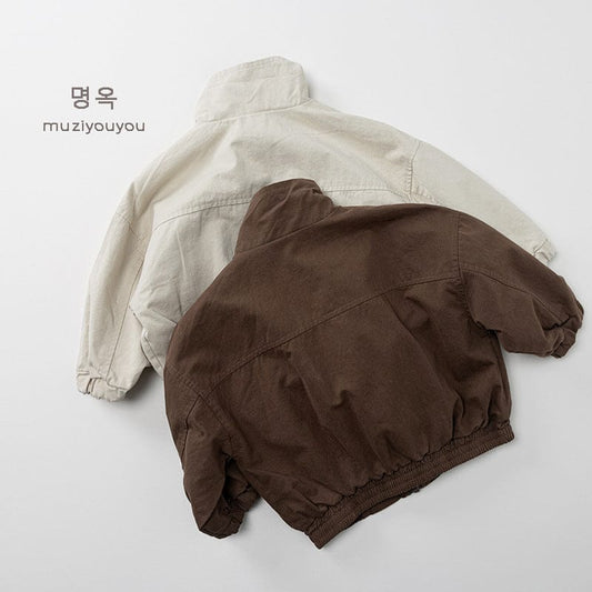 ショートコート・ジャケット・ジャンパー ビッグポケットシンプルブルゾンジャケット【mh0010882】