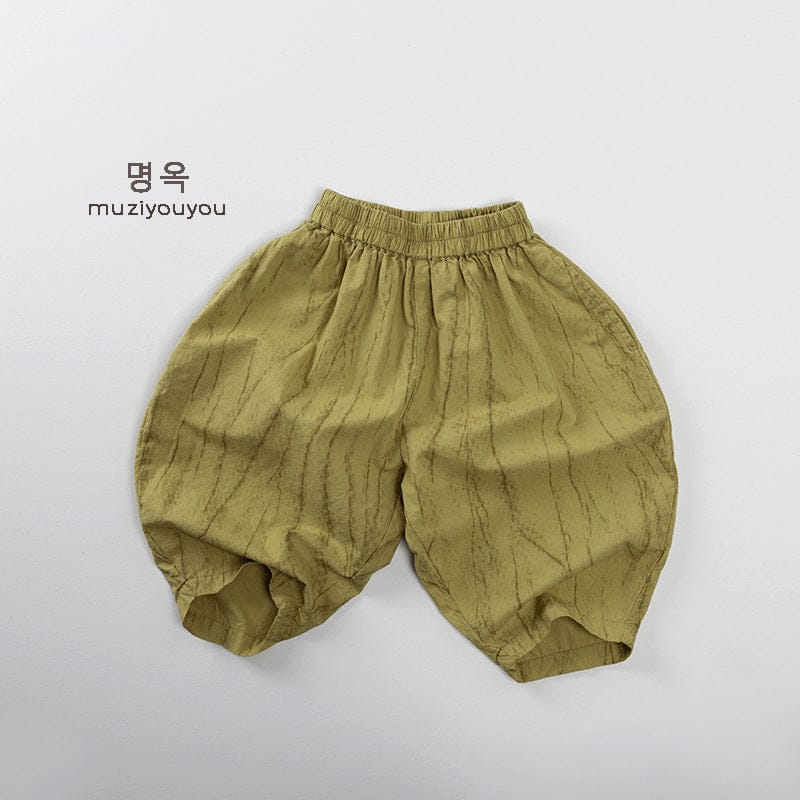 ロングパンツ・スウェットパンツ Mustard Yellow / 80cm ストライプサマールーズイージーパンツ【mh0009808】