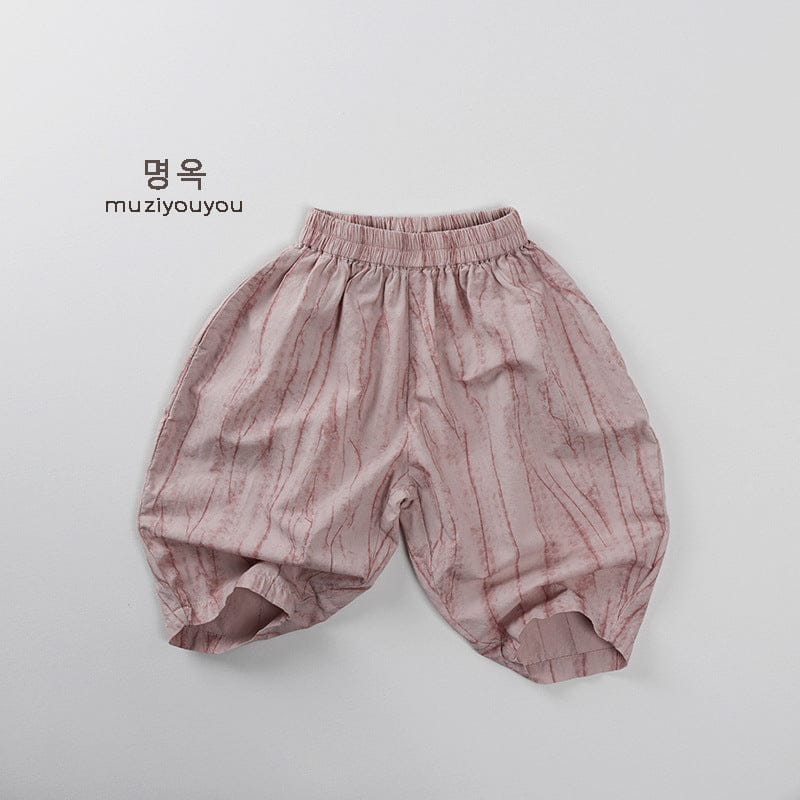 ロングパンツ・スウェットパンツ Pink / 80cm ストライプサマールーズイージーパンツ【mh0009808】