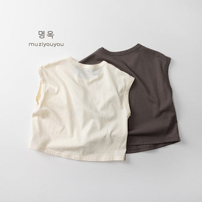 タンクトップ・キャミソール・ノースリーブトップス プリントノースリーブTシャツ【mh0010464】