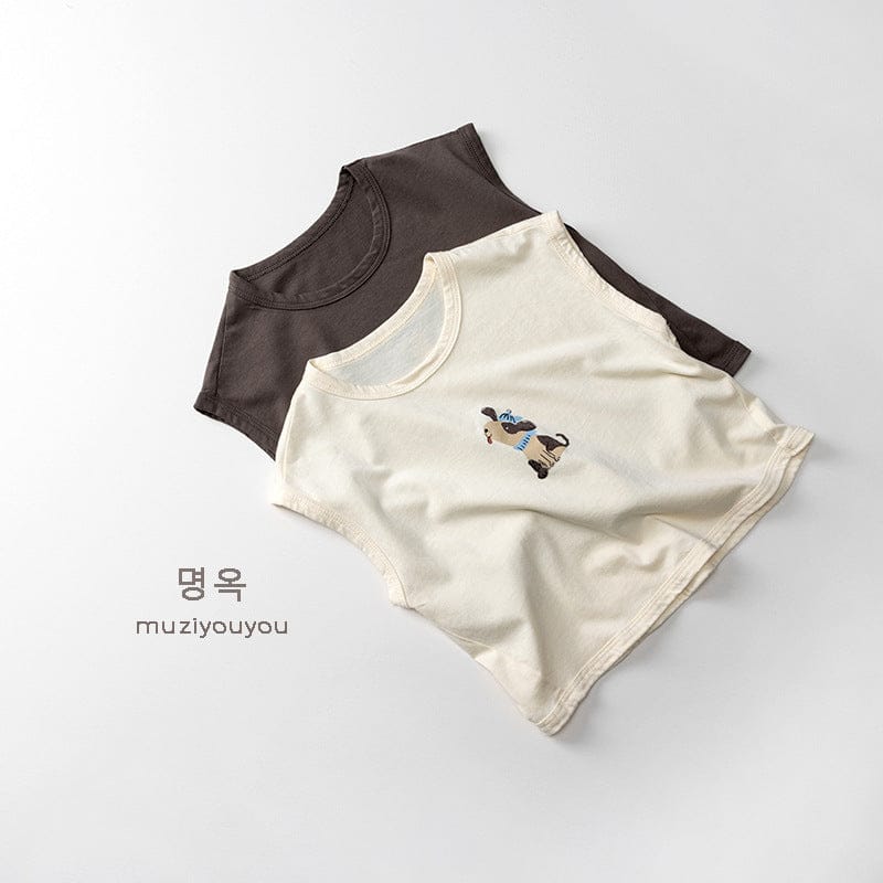 タンクトップ・キャミソール・ノースリーブトップス プリントノースリーブTシャツ【mh0010464】