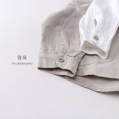 長袖シャツ・ブラウス Versatile Casual Cotton Shirt 長袖シャツ【mh0012029】
