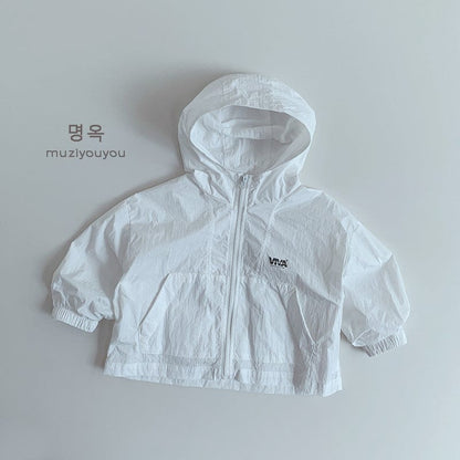 ショートコート・ジャケット・ジャンパー White / 80cm ジップアップパーカーライトウェイトジャケット【mh0009591】