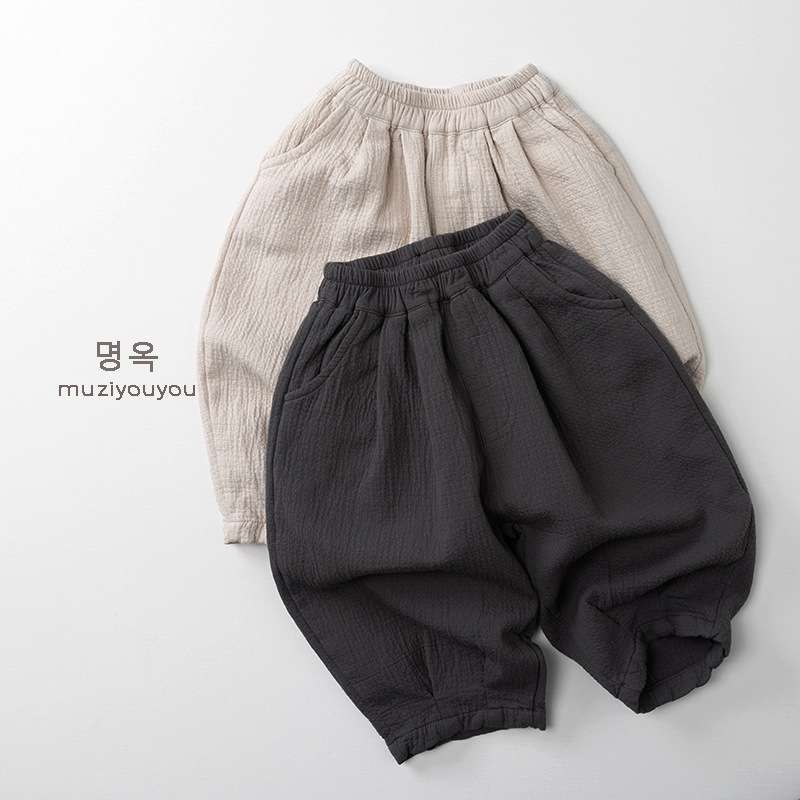 ロングパンツ・スウェットパンツ Wide Leg Japanese Style Slacks ワイドパンツ【mh0012023】