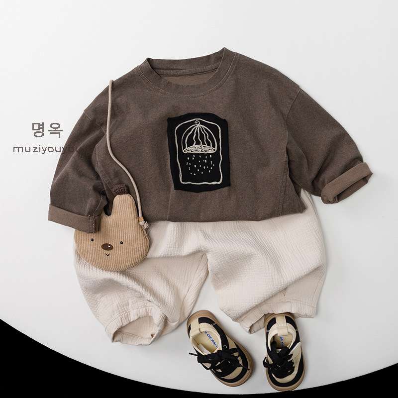 ロングパンツ・スウェットパンツ Wide Leg Japanese Style Slacks ワイドパンツ【mh0012023】