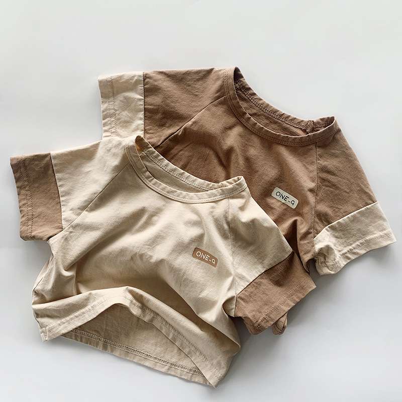 半袖Tシャツ Bicolor Cotton Short Sleeve Tee バイカラー 半袖 Tシャツ【mh0012007】