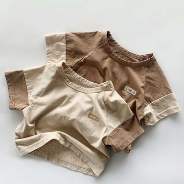半袖Tシャツ Bicolor Cotton Short Sleeve Tee バイカラー 半袖 Tシャツ【mh0012007】