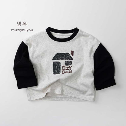 長袖Tシャツ Light Gray / 80cm Pure Cotton Long Sleeve T-Shirt 長袖Tシャツ【mh0012017】