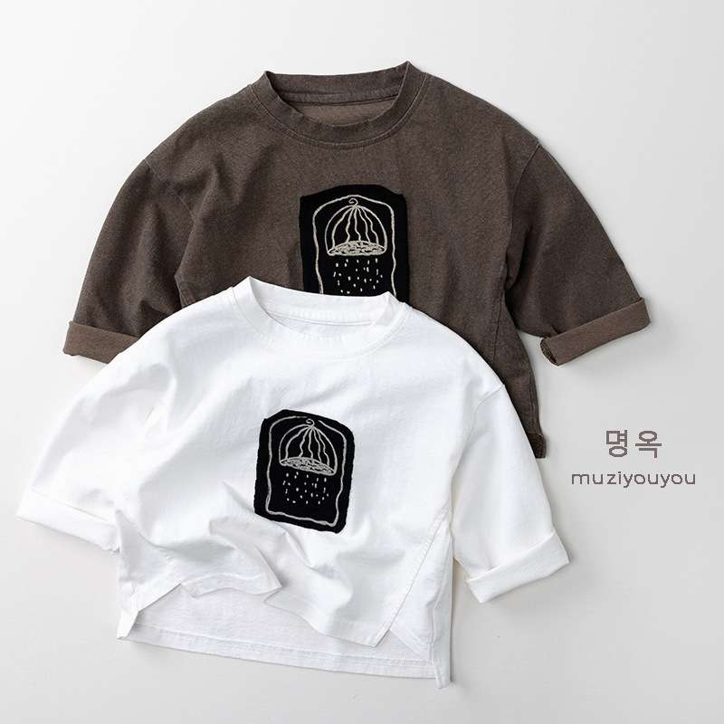 長袖Tシャツ Pure Cotton Versatile T-Shirt コットン 長袖 Tシャツ【mh0012014】