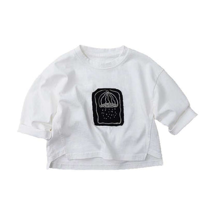 長袖Tシャツ Pure Cotton Versatile T-Shirt コットン 長袖 Tシャツ【mh0012014】