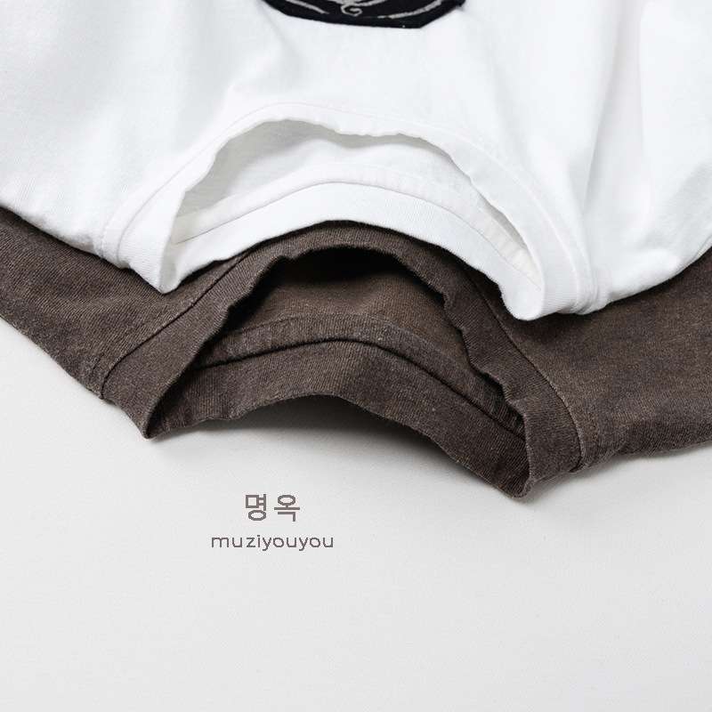 長袖Tシャツ Pure Cotton Versatile T-Shirt コットン 長袖 Tシャツ【mh0012014】