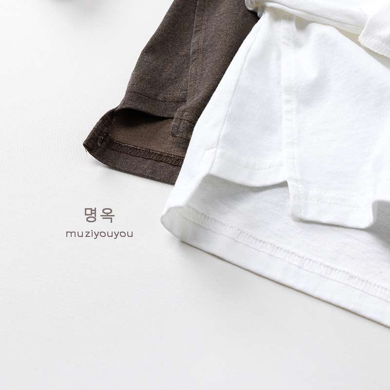 長袖Tシャツ Pure Cotton Versatile T-Shirt コットン 長袖 Tシャツ【mh0012014】