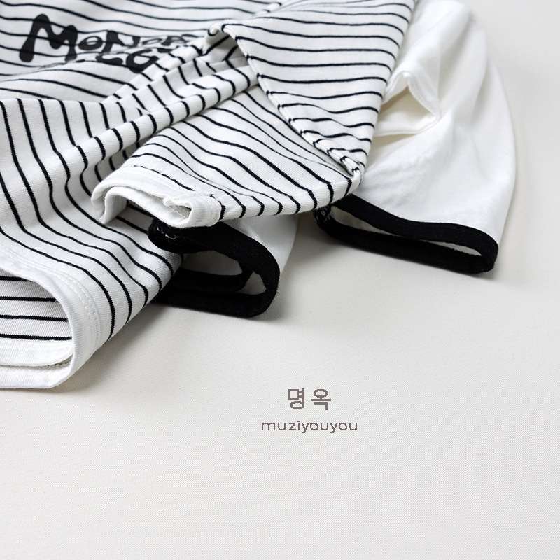 T Striped Cotton Long Sleeve T-Shirt ボーダーTシャツ【mh0012030】